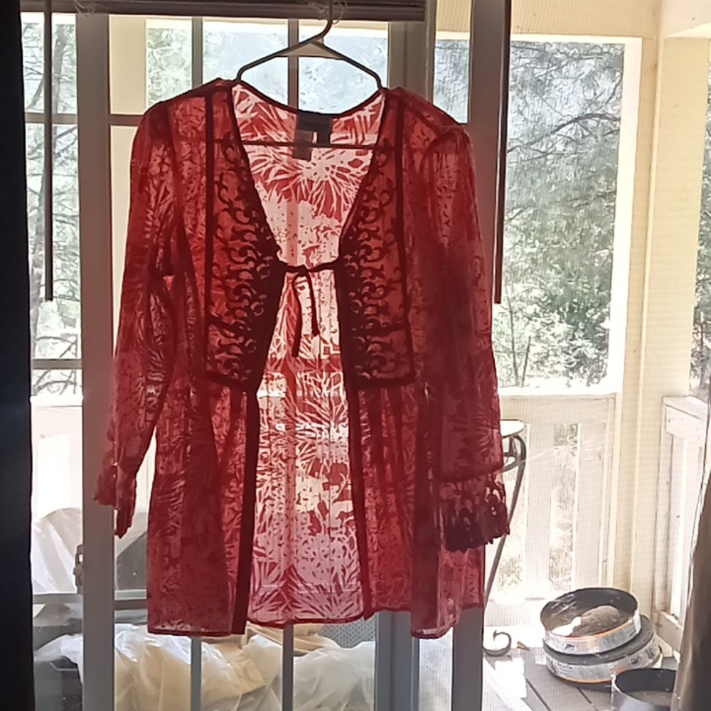 Women's sheer blouse